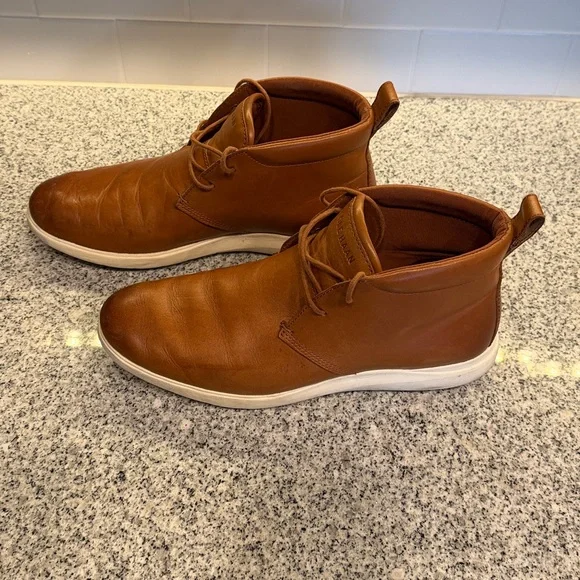 Cole Haan Men's Tan Leather Chukka Boots Size 10 - Picture 2 of 7